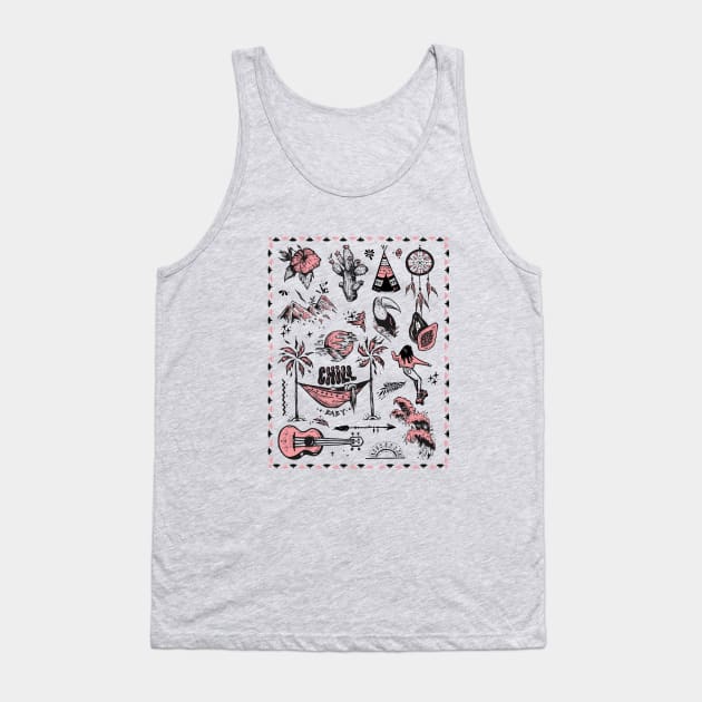 Travel and freedom Tank Top by MoNina M.